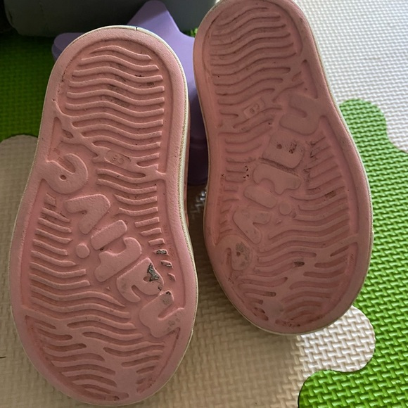 Glitter Rose Pink Jefferson Bling Native Shoes Toddler C 6 - Picture 4 of 7